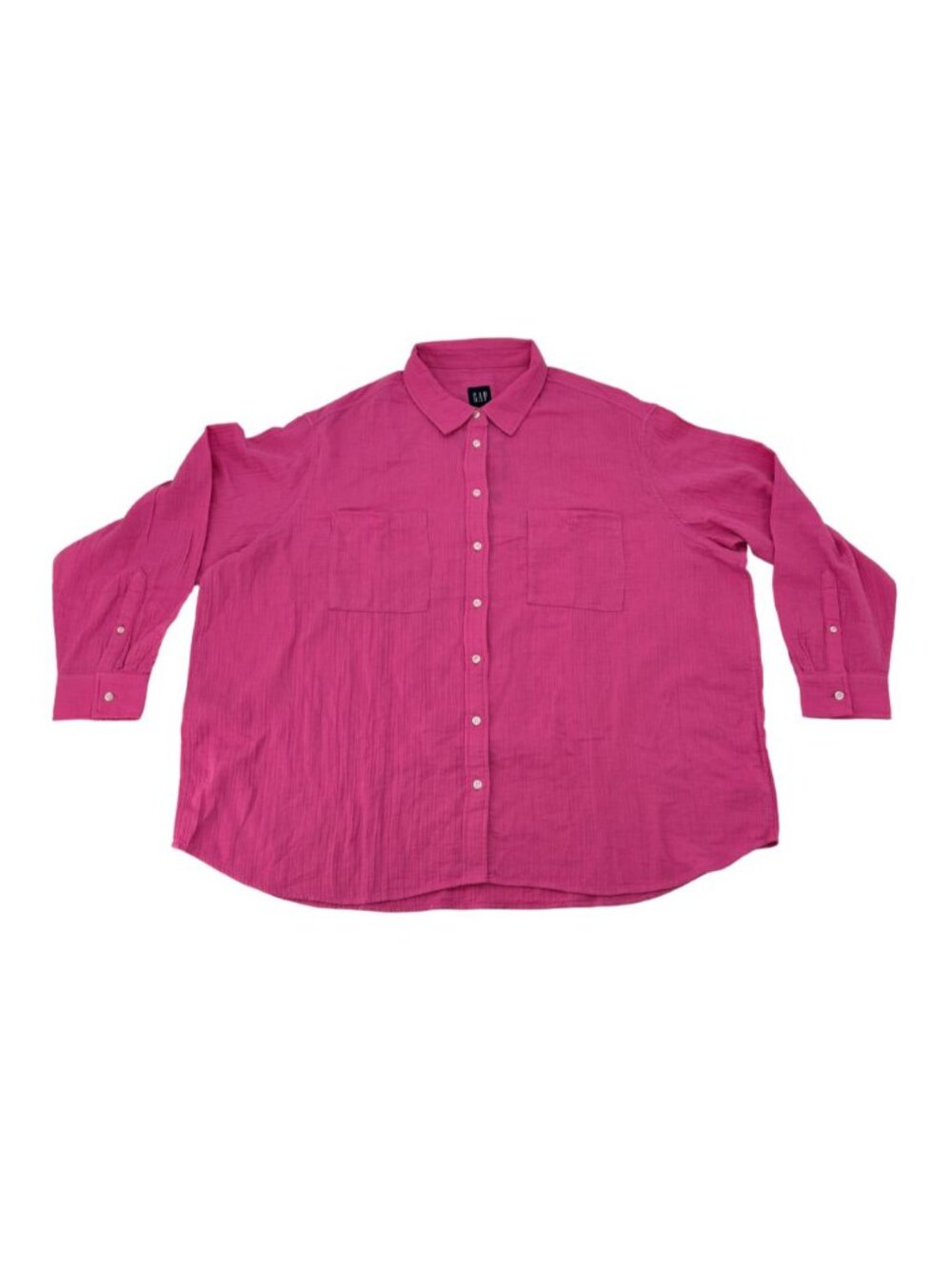 Gap Women's Button-Up Top | Pink | Extra Extra Large **NEW